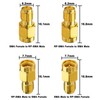 Boobrie 4 x SMA to RP-SMA Male Kit 2 Pieces