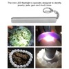 Mini LED Flashlight 500LM 304 Stainless Steel Portable with Snap