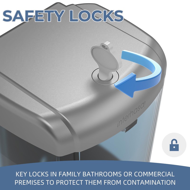 Automatic Soap Dispenser Wall Mount 21oz Liquid Gel Hand Sanitizer