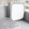 Teynewer Sofa Seat Cushion Cover, Sofa Cushion Slipcovers Stretch Velvet,