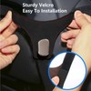 2PCS Car Purse Hooks,Suede Durable Car Seat Back Hooks for