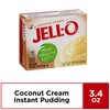Jell-O Instant Pudding & Pie Filling, Coconut Cream, 3.4 Ounce