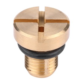 Coolant Expansion Tank Bleed Screw Drain Plug Radiator Expansion Tank with Rubber O-Ring for 17111712788 E46 E92 E90 E36 E39