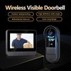 Winnes Timbre con Video Inalámbrico, Vedioportero con Cámara, Voz de