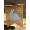 Easter Bunny Banner Spring Garland - Easter Bunny Decor Burlap