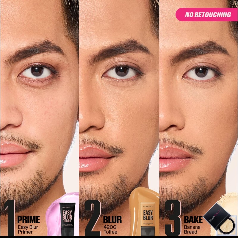 HUDABEAUTY Original Easy Blur Natural Airbrush Foundation, 30 ml, by