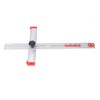 Woodworking Ruler Scribing Tool 2 In 1 Multifunctional Aluminum Alloy