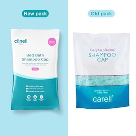 Clinell Skin Rinse Free Shampoo Cap - Suitable for All Hair Types - Use at Festivals or During Travelling