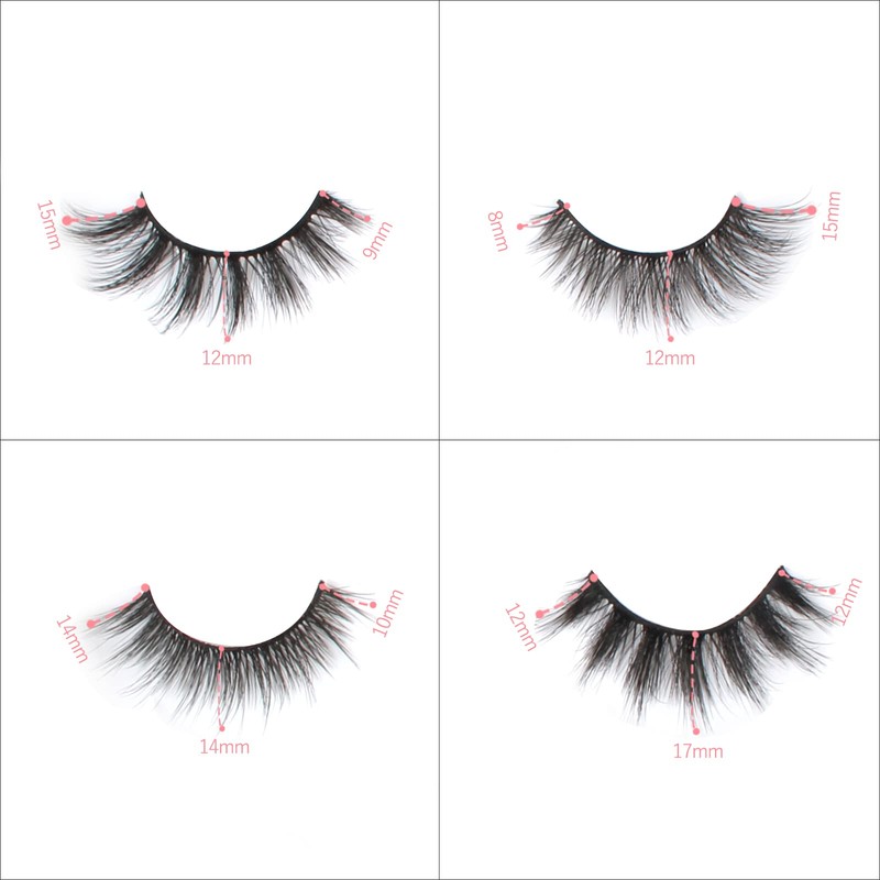 Oreola Faux Mink Eyelashes, Fluffy Artificial Eyelashes, Anime Lashes, Cat