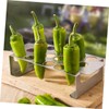 LALAFINA 2pcs Stainless Steel Grill Rack for Bbq Pepper Cooking