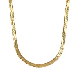 NOELANI necklace stainless steel ladies necklace, 40+5 cm, gold, Comes in jewelry gift box, 2030012