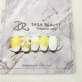 Dara Beauty June Art of the MonthYellow Ribbon Nail❣ - Nail Glue / 다라뷰티 6월 이달의아트노랑 리본네일❣ - 네일글루