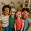 Divertidas Gafas De Utilería Con Mecanismo De Ojo Parpadeant