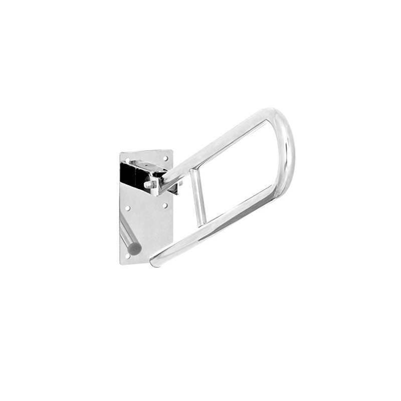 Stainless Steel Hinged Bathroom Safety Rail Grab Bar Support Drop