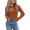 Zeagoo Women's Sweaters 2024 Fashion Knit Long Sleeve Lightweight Crew