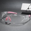 PAERDE Ultra-Lightweight Safety Goggles with Anti-Fog and UV Protection, Windproof