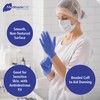 Meditrade BlueGen, Blue Vinyl Examinaiton Gloves, X-Large, N/S, P/F, x100
