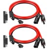 XRDS -RF 10AWG SAE to Solar Panel Connector Cable 3FT