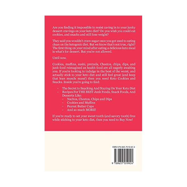 Heirs Publishing Company Keto Cookies and Snacks: Discover the Secret