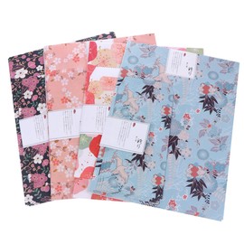 LALAFINA 4sets Chinese Style Illustrated Letter Paper Kit Envelopes Vintage Note Paper for Creative Correspondence for Students and Staff