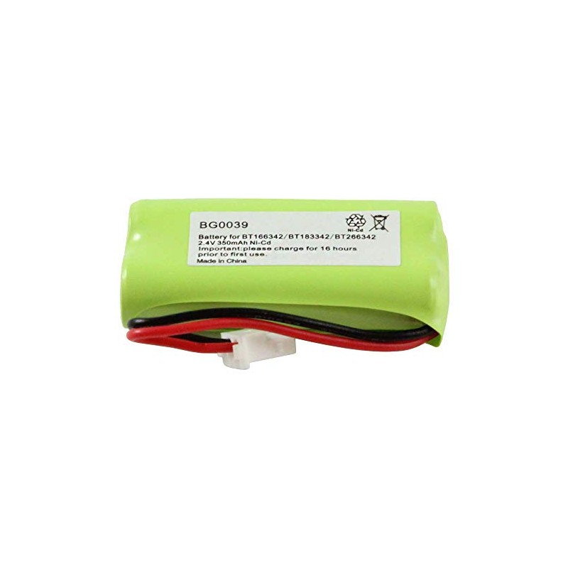 Fenzer Ni-CD Battery 3.6V for VTech BT162342, BT262342 (350mAh)