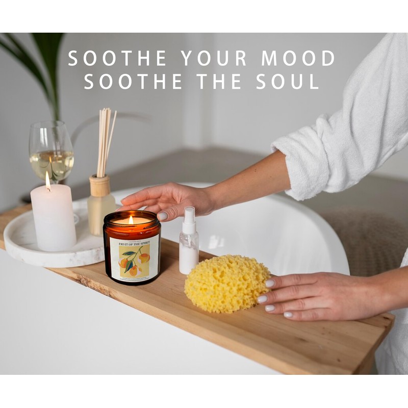 Christian Candles,Christian Candles Gifts for Women,Religious Candles,Fruit of Spirit Candle,Love