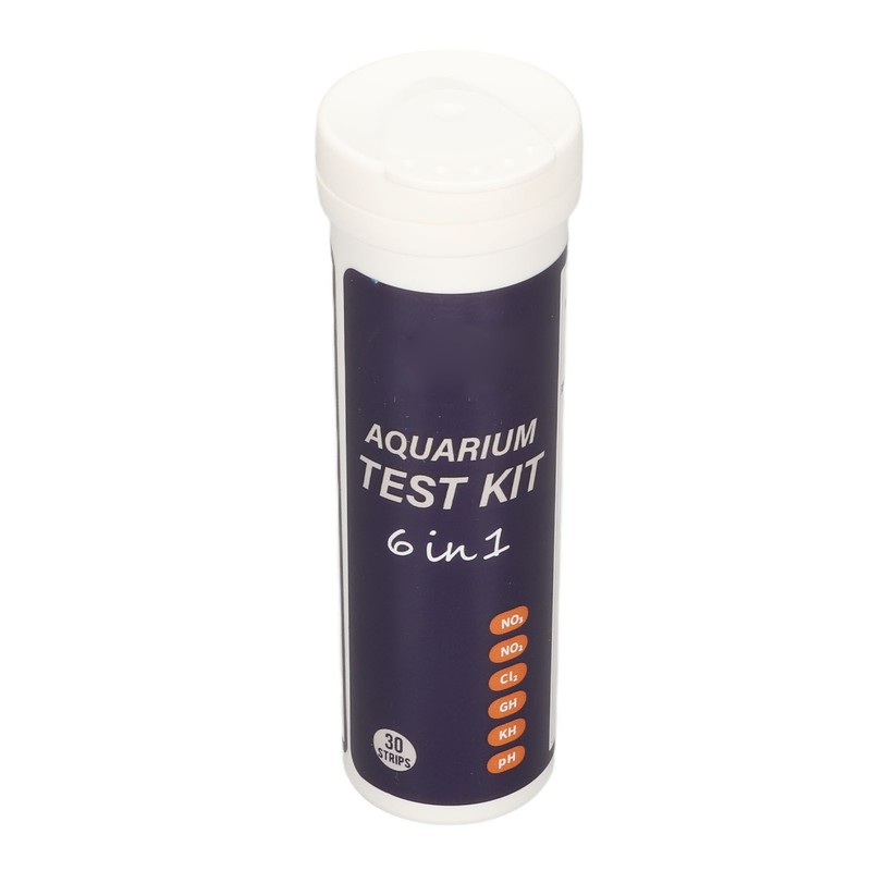 30pcs Aquarium Test Strips Professional 6 in 1 Fish Tank