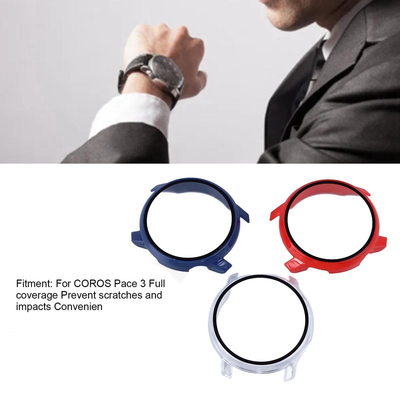3 Set Watch Case Accurate Cutouts Prevent Scratches Tempered Glass