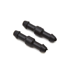 uxcell 30pcs Black Plastic Joiner Air Water Fuel Hose Pipe Tube Connector for Vehicle
