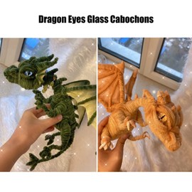 100PCS Eyes Glass Cabochon for Clay Doll Making Sculptures Props Craft DIY Findings Jewelry Making Christmas Gift