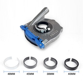 HERZO Aluminum Dust Shroud for Angle Grinder 4.5 inch and 5 Inch, Includes 5Inch Diamond Grinding Cup Wheel