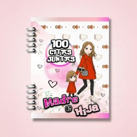 Cuaderno 100 Citas Madre E Hija / Libro Citas / Agenda Citas