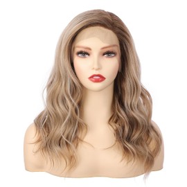 Onedor 20Inch Kanekalon Futura Synthetic Hair 130% Density Wavy Lace Front Long Wigs (OT8/386/624)