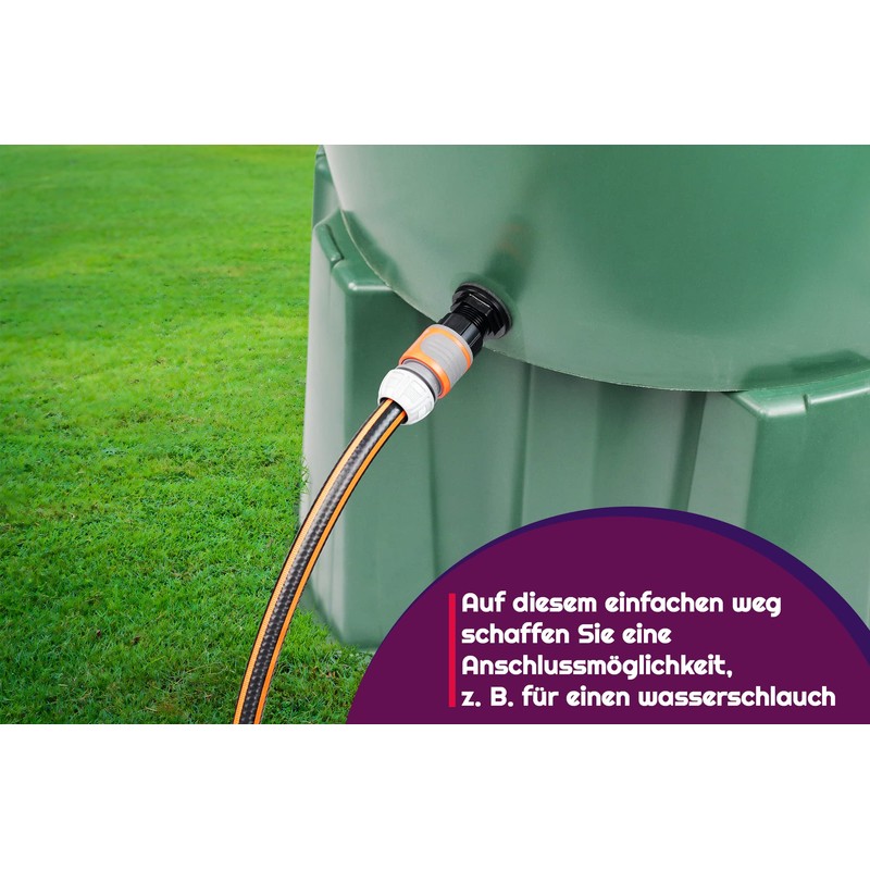 Gasmis Tank Feed-through, Water Butt Feed Through