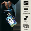 Women’s ID Case Wallet with Lanyard, RFID Blocking Card Holder