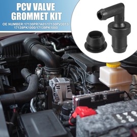 A ABSOPRO PCV Valve Grommet Kit Exhaust Positive Crankcase Ventilation Fittings No.17130PR7A01 for Acura NSX 1991-2003