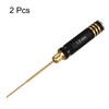 sourcing map 2pcs RC Hex Screwdriver 1.5mm Titanium Hexagon Screwdrivers