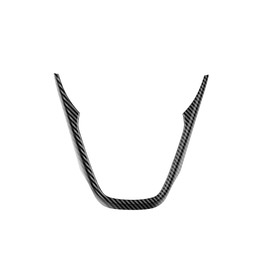 Toyota New Sienta 10 Series/Yaris/Yaris Cross/Aqua Steering Wheel Decoration, Steering Wheel Lower Cover, SIENTA 10 Series/Aqua Steering Wheel Switch Cover Accessory (Digital Carbon Style, V Type)