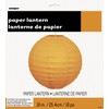 Unique Party 64246 - 25cm Round Orange Paper Lantern
