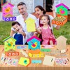 Zeuwets Children's Wooden Craft Kits Arts and Crafts