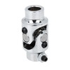 X AUTOHAUX 3/4" Round Smooth X 3/4"-36 Spline Chrome Universal
