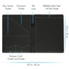 STYLIO Padfolio Portfolio Organizer Binder | Interview Resume Folder, Legal
