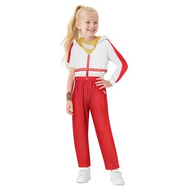 Hipoleter Zombie Girls Cheerleader Costume Girls Cosplay Outfit for 3-12 Years