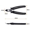 SPEEDWOX Precision Nipper, Mini Plastic Model, Wire Cutter, 5.1 inches