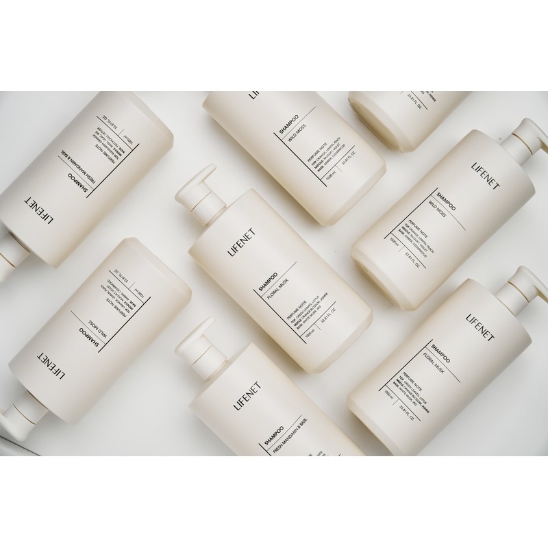 라이프넷 샴푸 프레쉬 만다린 앤 바질, 1L, 1개 LifeNet Shampoo