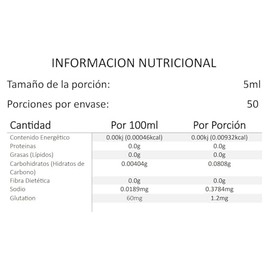 BH-ZOR Glutation Frasco con 250ml.