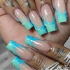 120 Pieces False Nails System Dual Nail Shape Matte Square