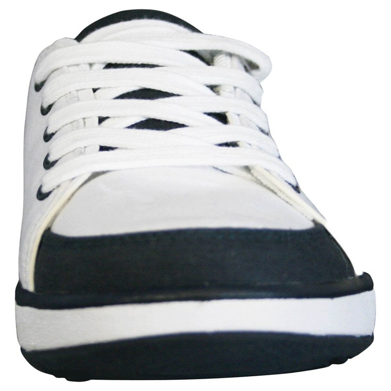 DAWGS Zapatillas Cruzadas para Caminar, Blanco/Azul Marino, 7 M US