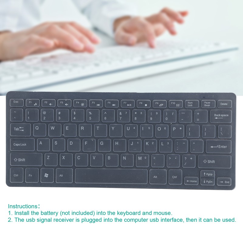 K03 Wireless Key Mouse Set 2.4G Mini and Comfortable Wireless