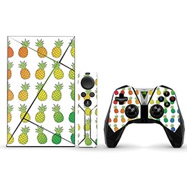MightySkins Skin Compatible with NVIDIA Shield TV (2017) wrap Cover Sticker Skins Rainbow Pineapples